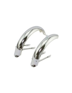 12 Flared Adjustable Fender Set Chrome.